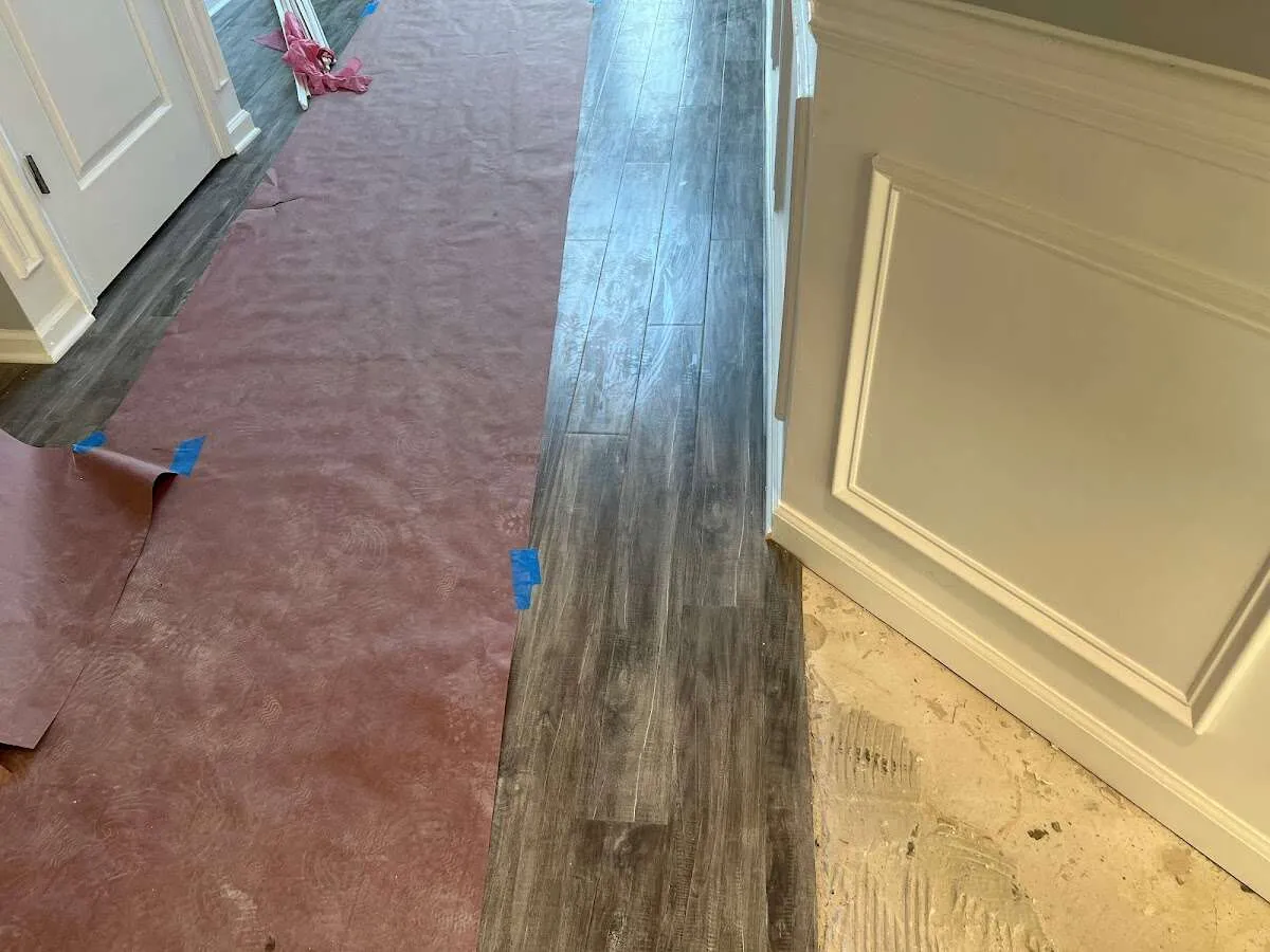 Completed marble shower restoration in Welby